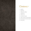 The Dark Goddess Tarot by Schiffer Publishing, Ltd. features a table of contents with a textured dark left side and white right side, listing: Introduction, About the Deck, Working with the Goddesses, Major/Minor Arcana, spreads, summaries, and author info.