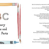 Wild Animal ABC by Schiffer Publishing, Ltd. features a colorful, crayon-bordered page with animal poems and hat illustrations next to each rhyme—an ideal ABC book promoting kindness and fun facts for kids.