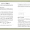 An informational two-column page from Sacred Actions by Schiffer Publishing, Ltd. describes earth-based exercises, rituals, and a ceremony for change and blessing with decorative borders, headings, steps, and materials for your personal practice.