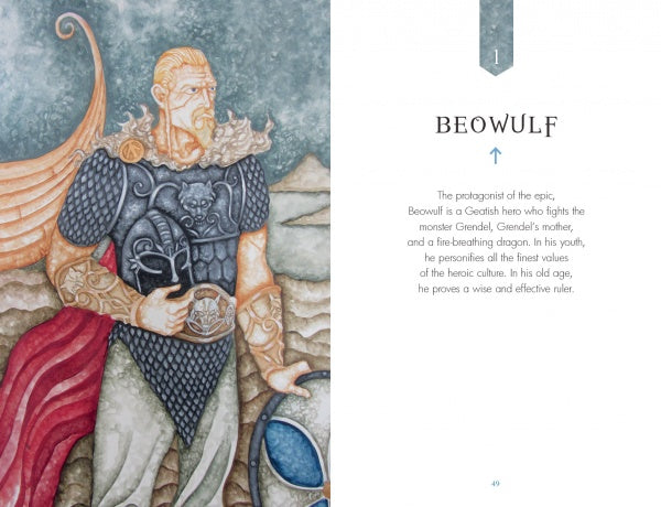 The Beowulf Oracle by Schiffer Publishing, Ltd. captures Viking Age spirituality, depicting a warrior with a sword and evoking the mystical journeys of ancient heroes.