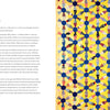 On the left is a Foreword by Carolyn Mazloomi; on the right, a full-page photo of an offbeat vintage quilt with bold red, yellow, blue, and white geometric fans from Unconventional & Unexpected, 2nd Edition by Schiffer Publishing, Ltd.