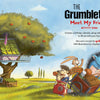 A whimsical illustration shows three animal friends and a blue troll on a cart in front of a treehouse and apples. "The Grumbletroll Meet My Friends Activity Book" by Schiffer Publishing, Ltd. helps kids build friendship and social skills.
