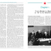 A two-page book spread: the left page shows dense text with the heading Tupolev Tu-22M, while the right presents Chapter 1 and a black-and-white photo of scholars and officials—the origins of Russia’s supersonic bomber.