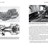On the left, Turbulent Journey by Schiffer Publishing, Ltd. features two black-and-white jet engine illustrations; on the right, a visitor inspects an Me 262's front control mechanism, highlighting early jet innovation at a technology museum.