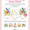 A promotional page for Schiffer Publishing, Ltd.'s ColorMaps: Garden adult coloring book shows three stages of coloring a birdhouse image and finished examples below, highlighting easy, stress-free coloring with color-coded patterns.