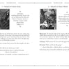 Two pages from Schiffer Publishing's *Celtic Book of the Dead* feature imaginary islands, each with black-and-white art, keywords, lore, a challenge, and related islands in a clean, minimalist style reminiscent of Celtic oracle cards.