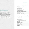 An acknowledgments section for supporters is on the left, while on the right is The Everglow’s table of contents—listing astrology cards and page numbers—for Schiffer Publishing, Ltd.’s Tarot divination system book.