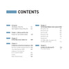 A table of contents page for "Boeing 747" by Schiffer Publishing, Ltd. lists section titles and pages covering aviation history, top airlines, and technical details of the Jumbo Jet, with blue headers dividing each chapter.