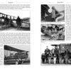 Two pages from Schiffer Publishing, Ltd.’s Tac Recon showcase text on World War I and photos of American aviators, planes, and a dog. Captions highlight aviation history, the Salmson 2A2, Handley-Page bomber, and 88th Aero Squadron’s missions.