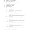 The Razorblade of Zen by Schiffer Publishing, Ltd. features a table of contents with chapter titles on rationalism, theism, Zen Buddhism, the Eight Dimensions, change, values, self-examination, and science versus Zen.