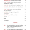 The Tarot Médiéval by Schiffer Publishing, Ltd. includes a table of contents with chapters on the restored tarot deck and Caitlín Matthews, plus figure titles on Tarot Médiéval’s history and symbolism, and pages for glossary, notes, and bibliography.