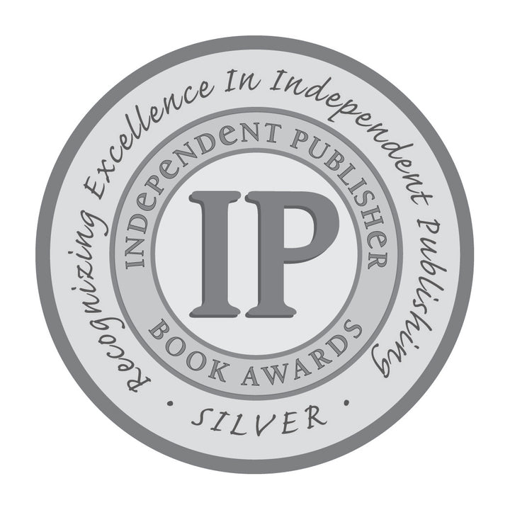 A silver circular Independent Publisher Book Award seal with bold “IP” and “Recognizing Excellence In Independent Publishing”—ideal for “The Kids of Widney Junior High Take Over the World!” by Schiffer Publishing, Ltd., about an inspiring band with disabilities.